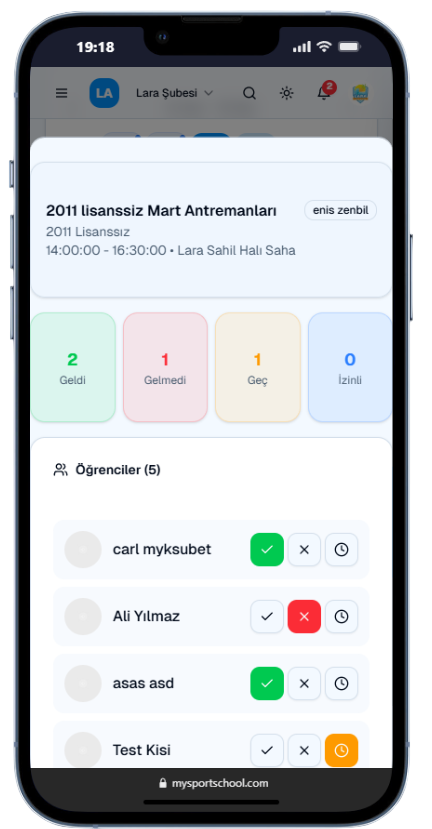 Akıllı Yoklama Modülü